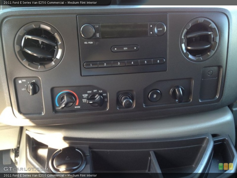 Medium Flint Interior Controls for the 2011 Ford E Series Van E250 Commercial #82483050