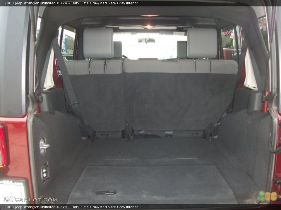 Dark Slate Gray/Med Slate Gray Interior Trunk for the 2008 Jeep Wrangler Unlimited X 4x4 #82483079