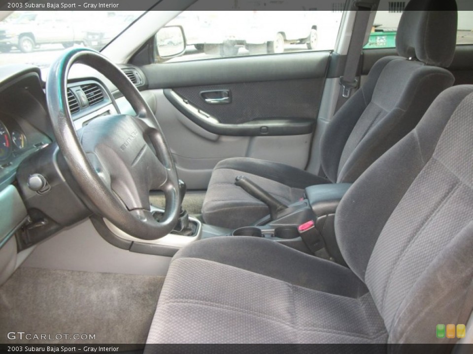 Gray Interior Photo for the 2003 Subaru Baja Sport #82483441