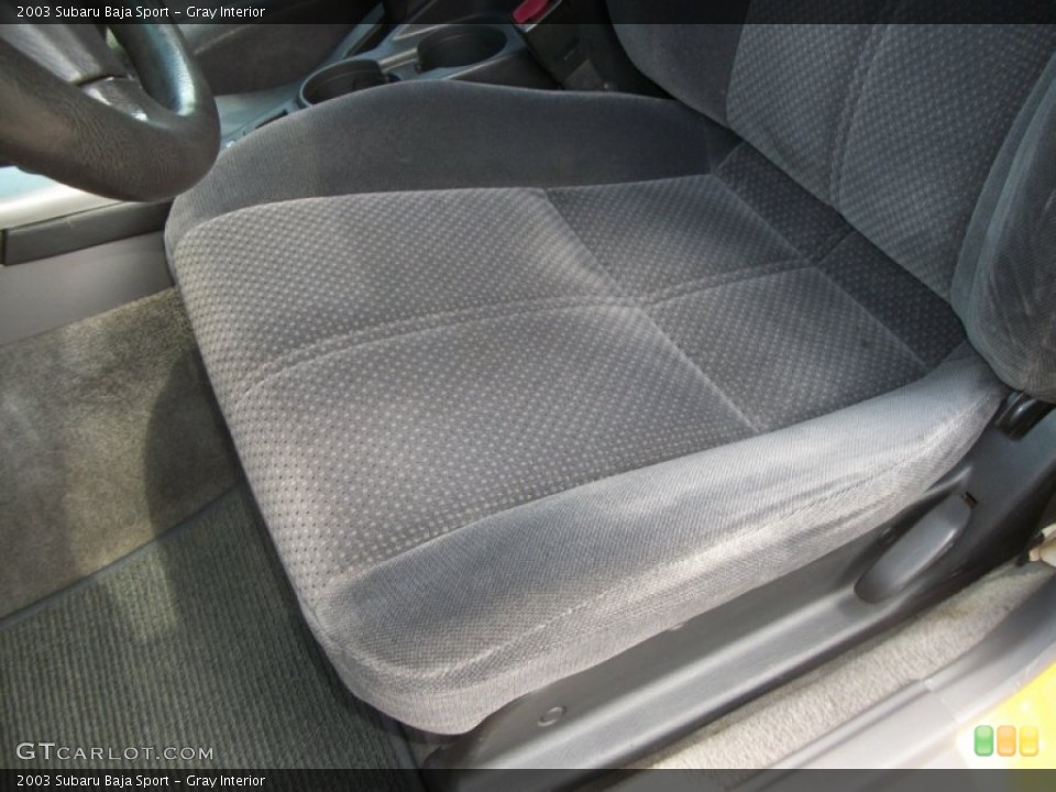 Gray Interior Front Seat for the 2003 Subaru Baja Sport #82483457