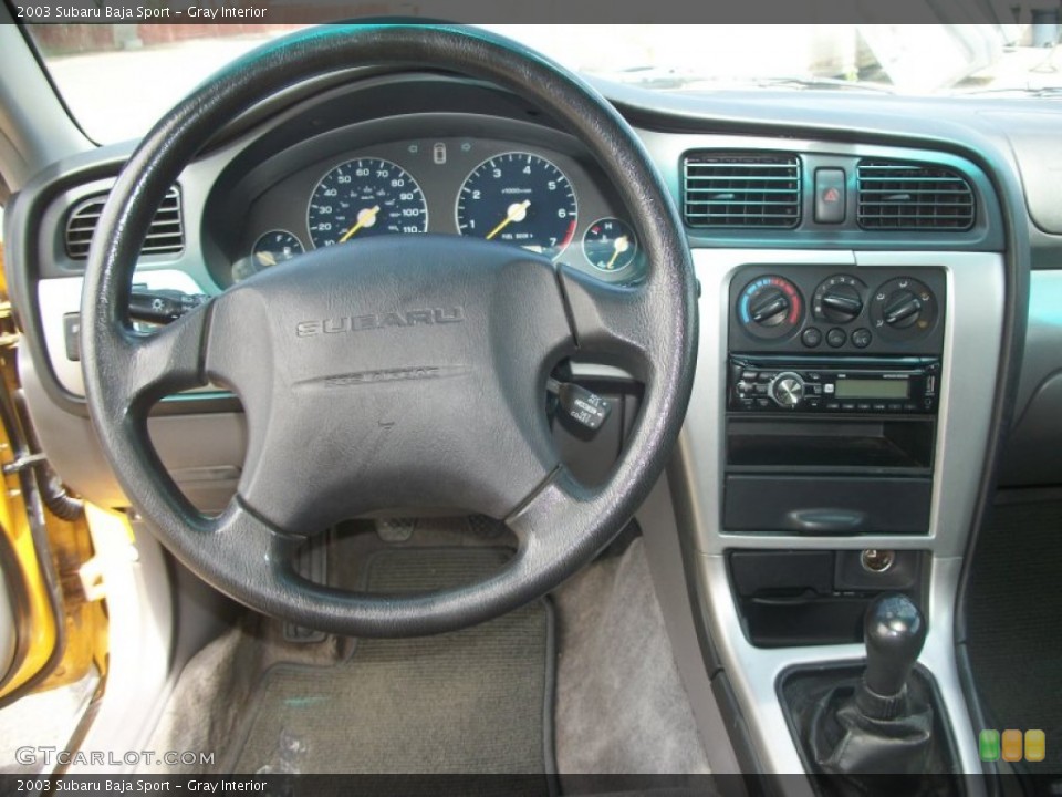 Gray Interior Dashboard for the 2003 Subaru Baja Sport #82483520
