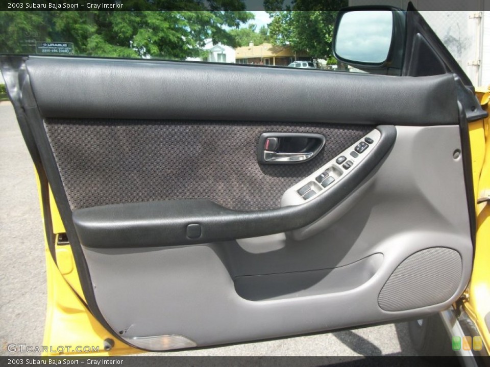Gray Interior Door Panel for the 2003 Subaru Baja Sport #82483643