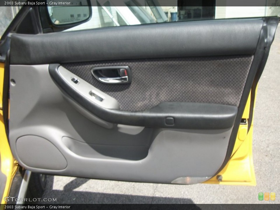 Gray Interior Door Panel for the 2003 Subaru Baja Sport #82483778