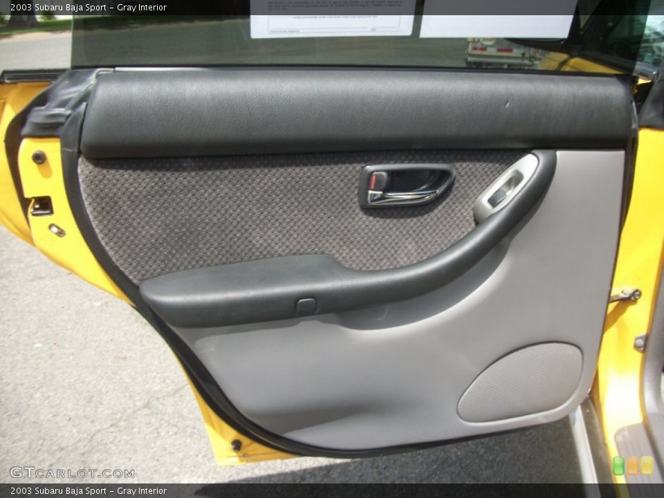 Gray Interior Door Panel for the 2003 Subaru Baja Sport #82483850