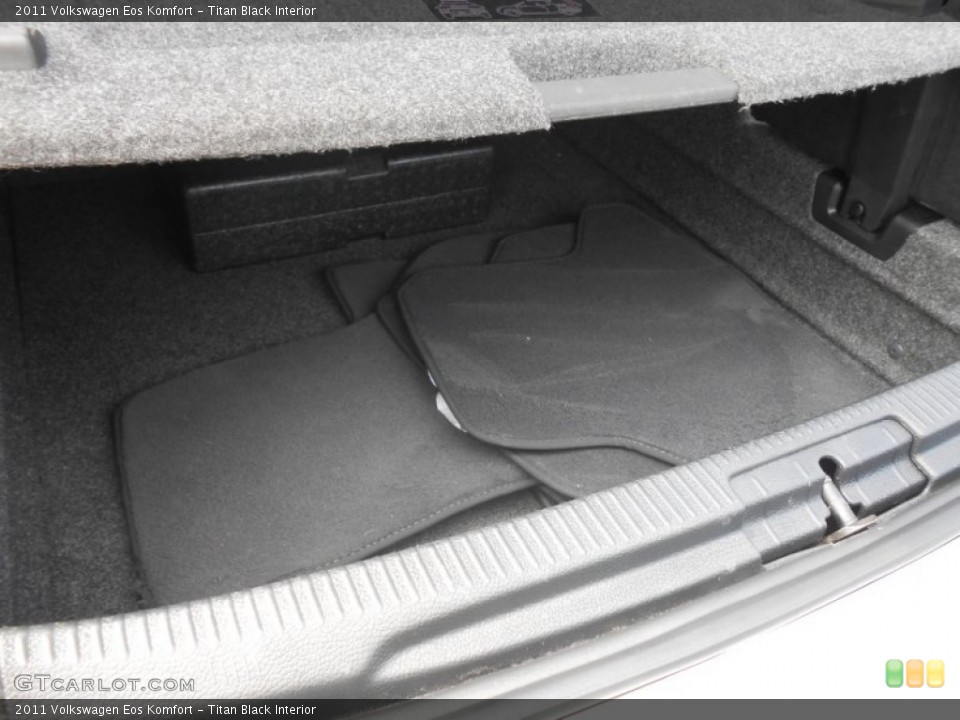 Titan Black Interior Trunk for the 2011 Volkswagen Eos Komfort #82484323