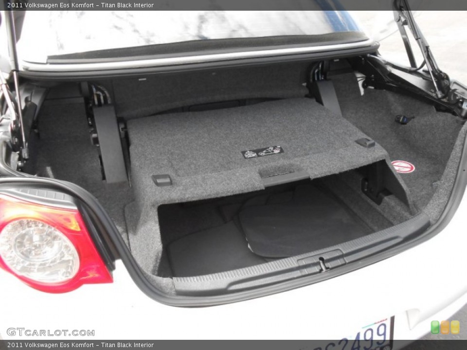 Titan Black Interior Trunk for the 2011 Volkswagen Eos Komfort #82484353
