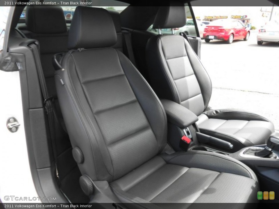 Titan Black Interior Front Seat for the 2011 Volkswagen Eos Komfort #82484417