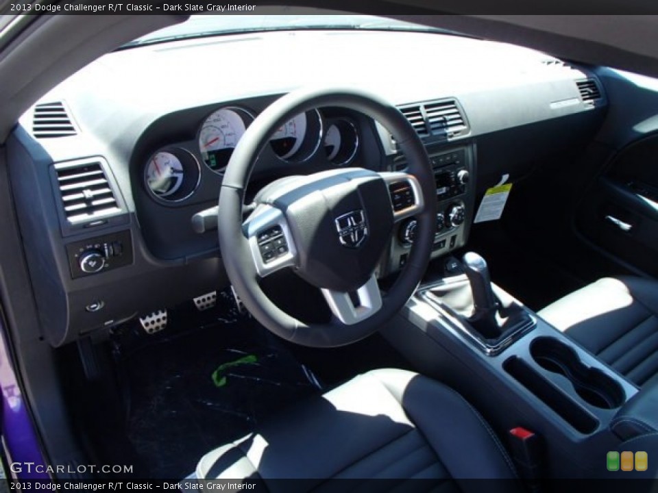 Dark Slate Gray Interior Prime Interior for the 2013 Dodge Challenger R/T Classic #82486368