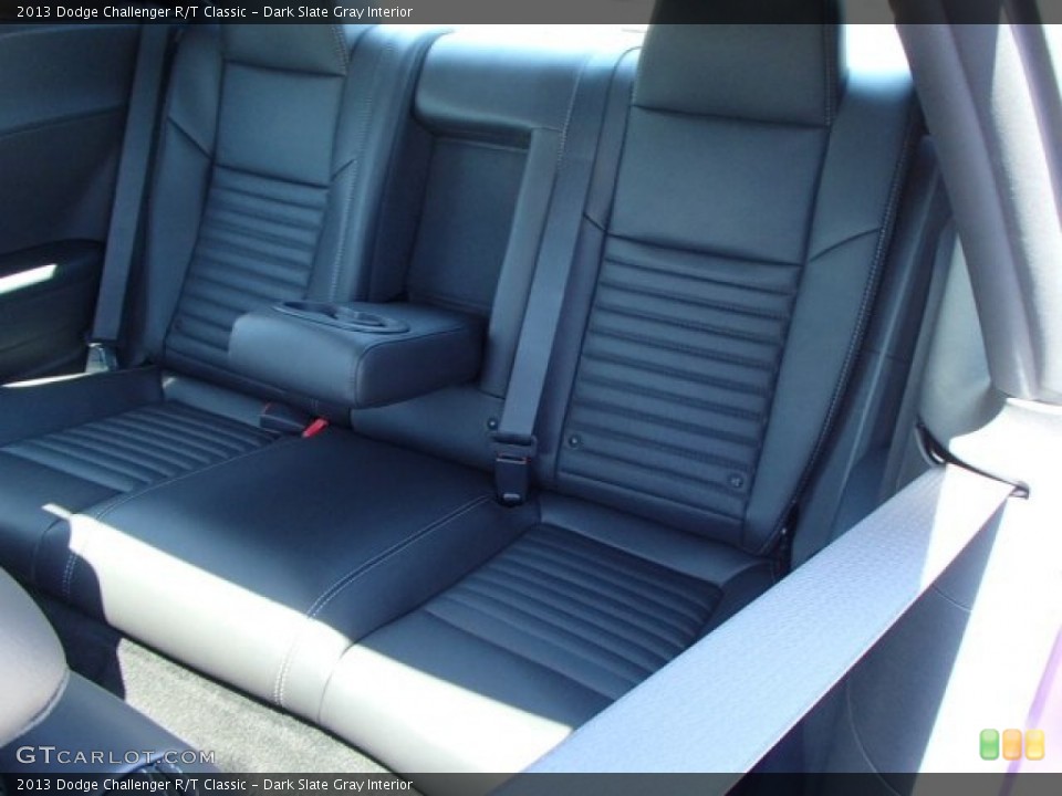 Dark Slate Gray Interior Rear Seat for the 2013 Dodge Challenger R/T Classic #82486447