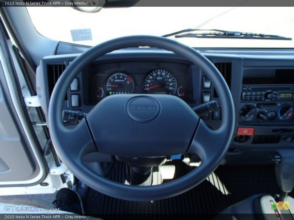 Gray Interior Steering Wheel for the 2013 Isuzu N Series Truck NPR #82487441