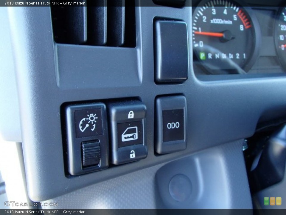 Gray Interior Controls for the 2013 Isuzu N Series Truck NPR #82487476