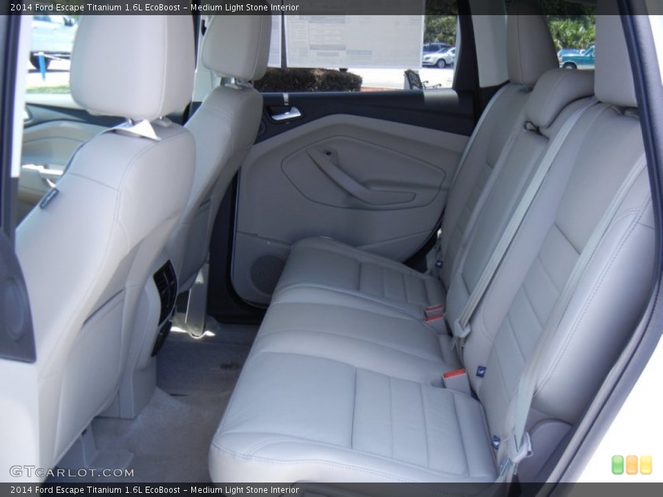 Medium Light Stone Interior Rear Seat for the 2014 Ford Escape Titanium 1.6L EcoBoost #82487963