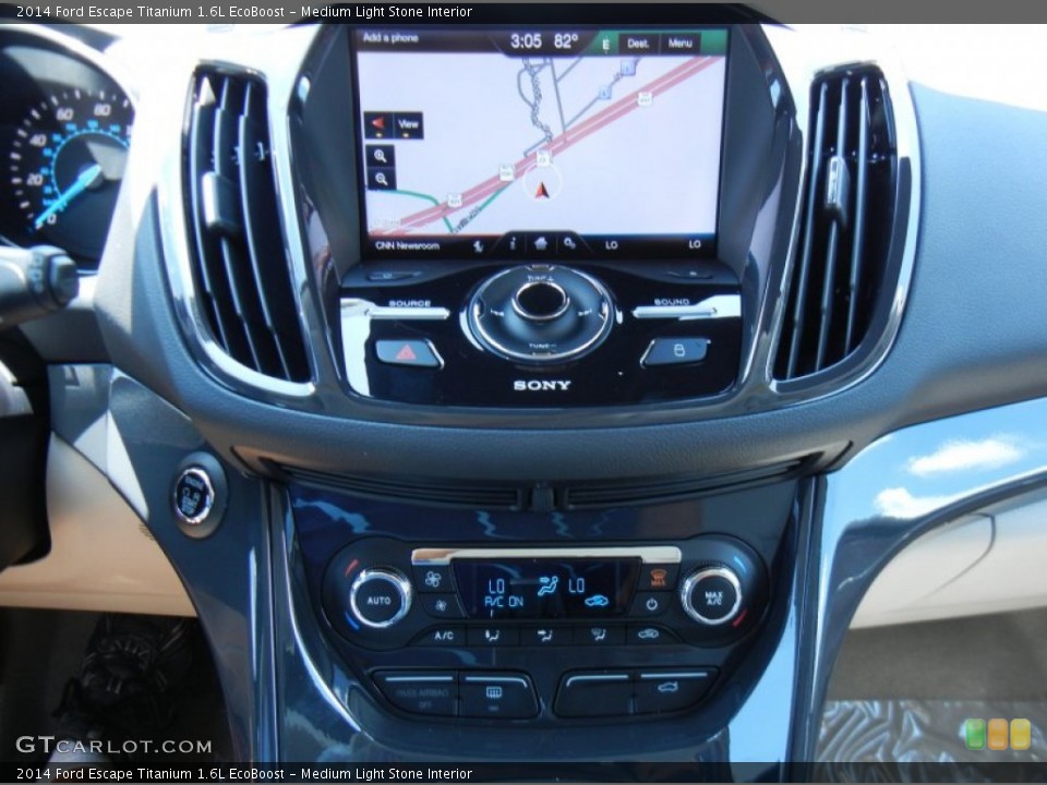 Medium Light Stone Interior Navigation for the 2014 Ford Escape Titanium 1.6L EcoBoost #82488056