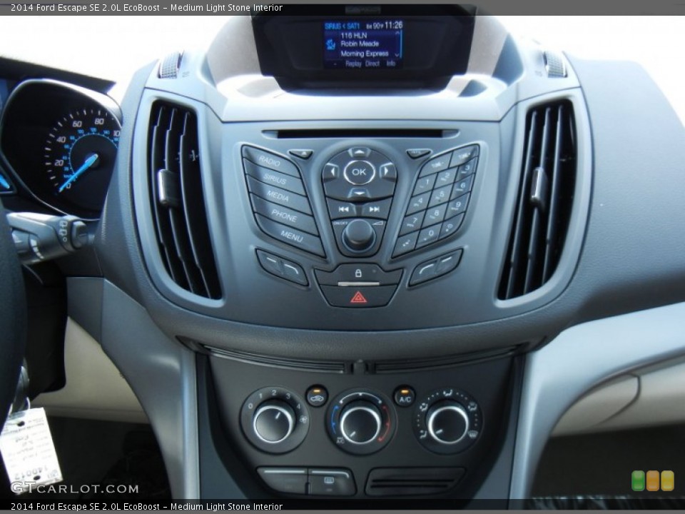 Medium Light Stone Interior Controls for the 2014 Ford Escape SE 2.0L EcoBoost #82488684