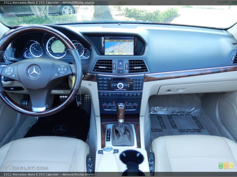Almond/Mocha Interior Dashboard for the 2011 Mercedes-Benz E 350 Cabriolet #82489646