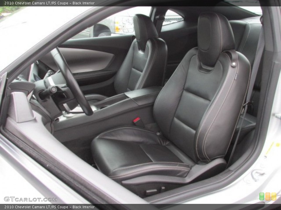 Black Interior Front Seat for the 2010 Chevrolet Camaro LT/RS Coupe #82489891