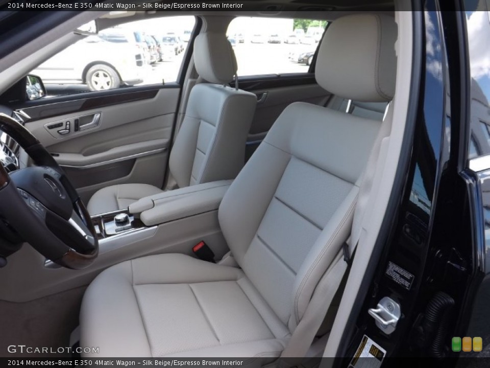 Silk Beige/Espresso Brown Interior Photo for the 2014 Mercedes-Benz E 350 4Matic Wagon #82490029