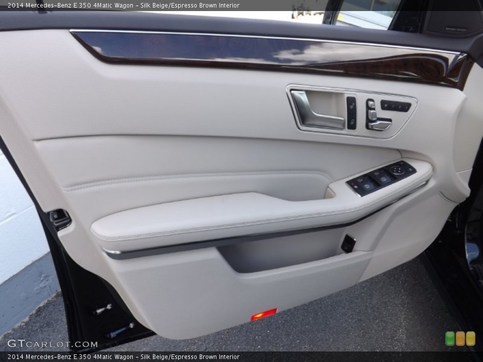 Silk Beige/Espresso Brown Interior Door Panel for the 2014 Mercedes-Benz E 350 4Matic Wagon #82490048