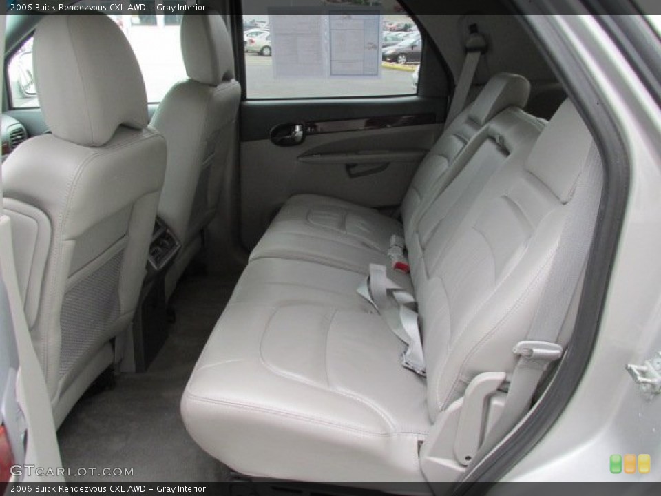 Gray Interior Rear Seat for the 2006 Buick Rendezvous CXL AWD #82490147