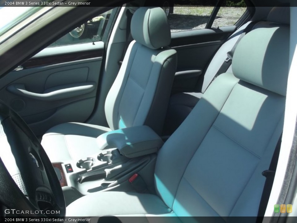 Grey Interior Front Seat for the 2004 BMW 3 Series 330xi Sedan #82491005