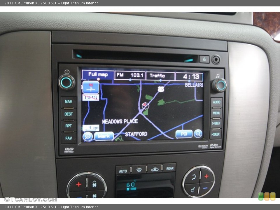 Light Titanium Interior Navigation for the 2011 GMC Yukon XL 2500 SLT #82492424