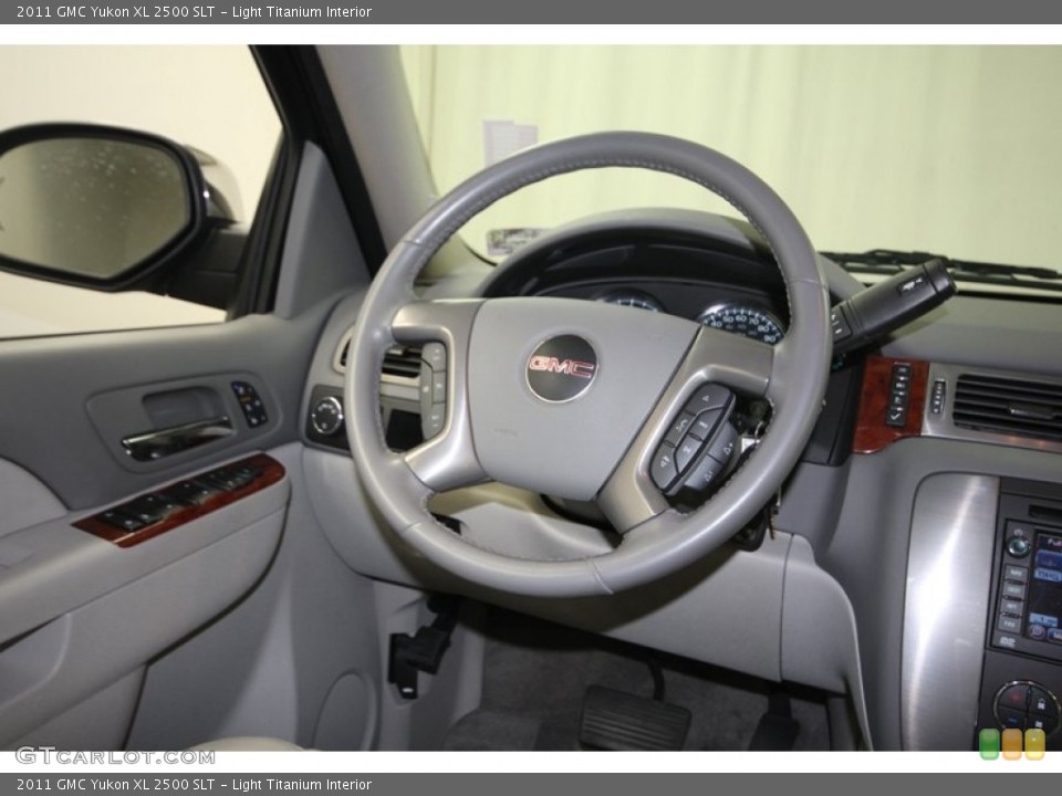 Light Titanium Interior Steering Wheel for the 2011 GMC Yukon XL 2500 SLT #82492626