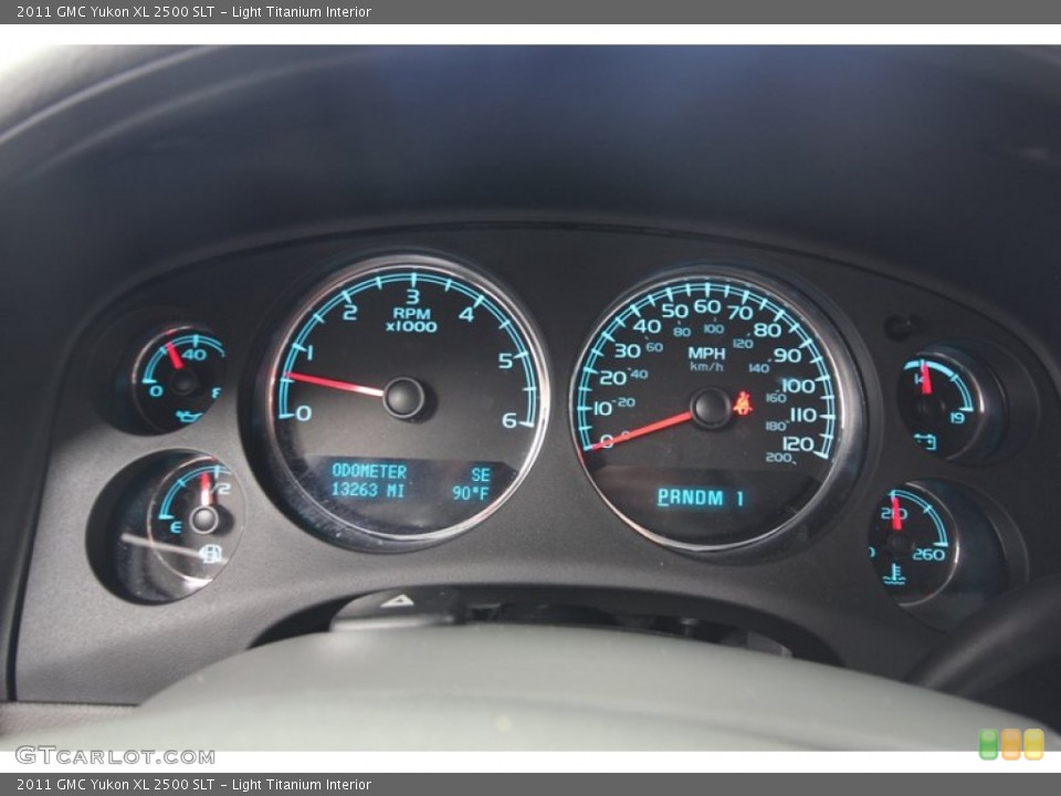 Light Titanium Interior Gauges for the 2011 GMC Yukon XL 2500 SLT #82492907