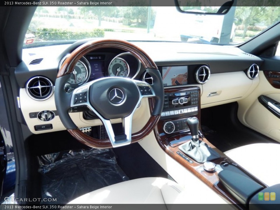 Sahara Beige Interior Dashboard for the 2013 Mercedes-Benz SLK 350 Roadster #82493967