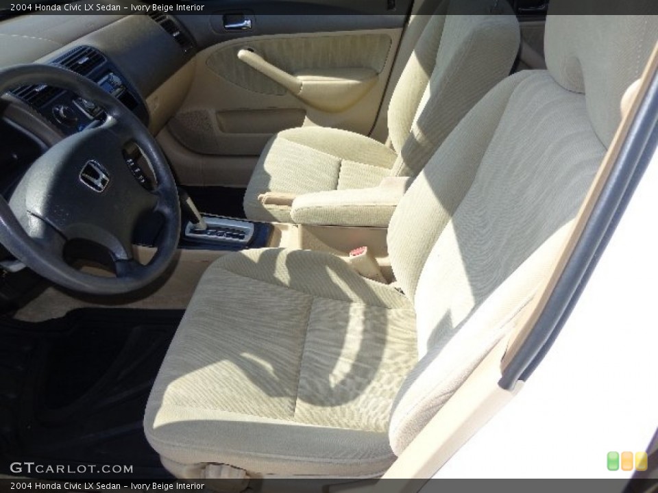 Ivory Beige Interior Front Seat for the 2004 Honda Civic LX Sedan #82495589