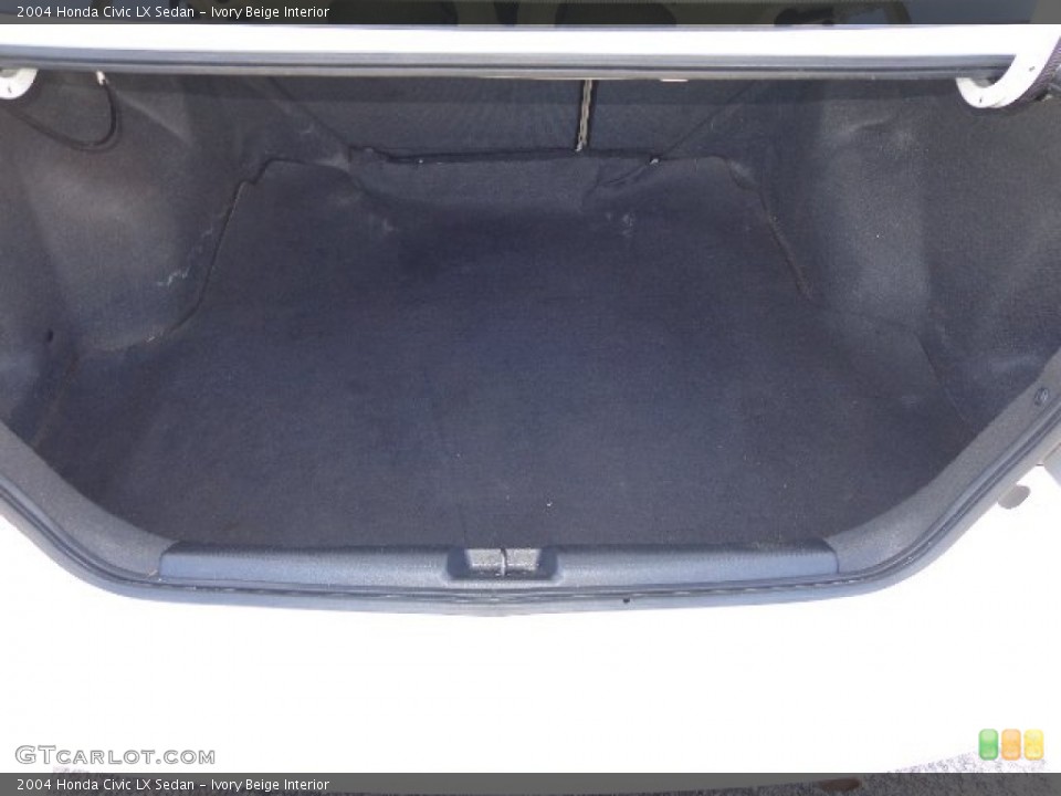 Ivory Beige Interior Trunk for the 2004 Honda Civic LX Sedan #82495653