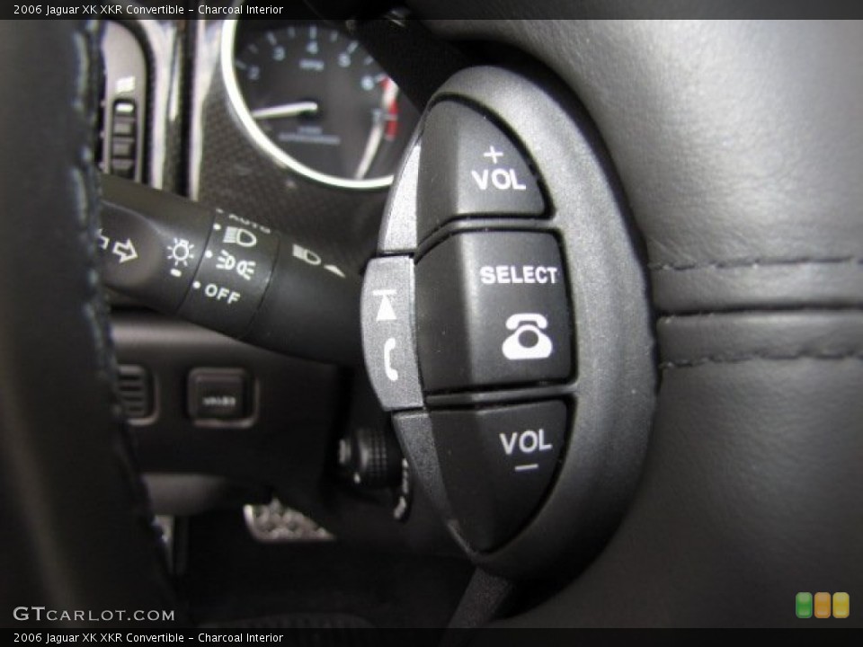 Charcoal Interior Controls for the 2006 Jaguar XK XKR Convertible #82498556
