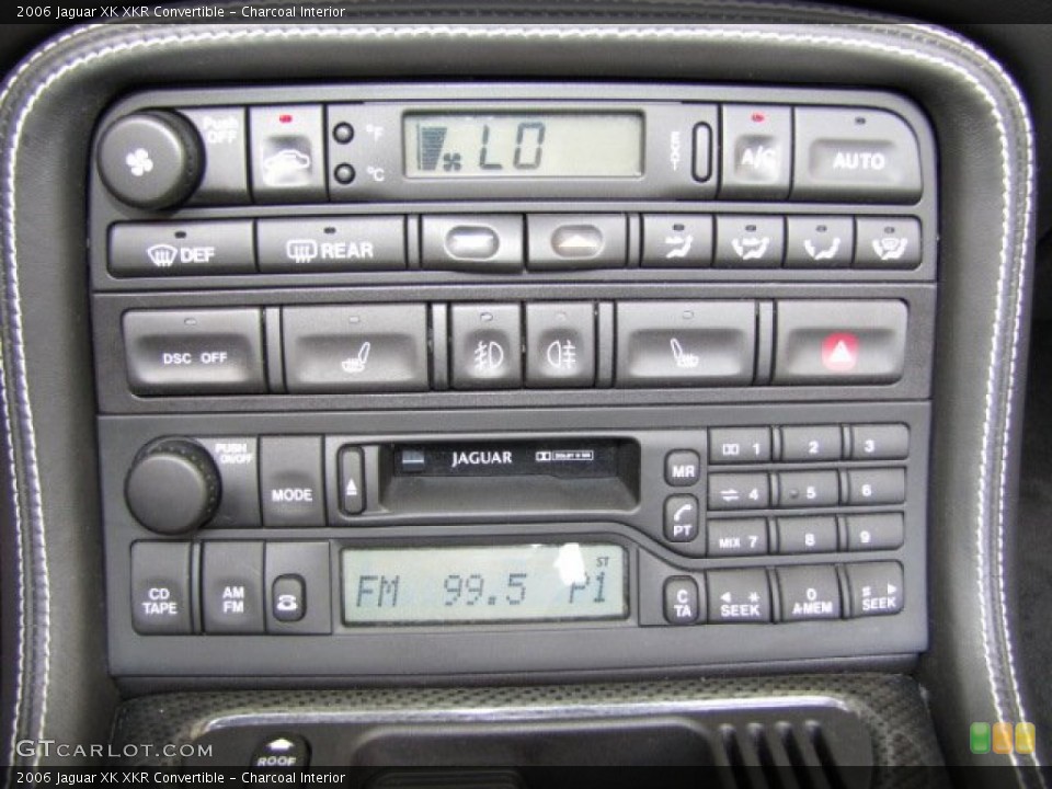 Charcoal Interior Controls for the 2006 Jaguar XK XKR Convertible #82498606