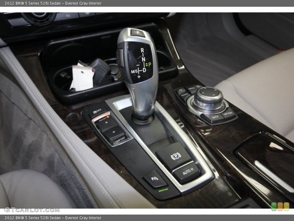 Everest Gray Interior Transmission for the 2012 BMW 5 Series 528i Sedan #82498772