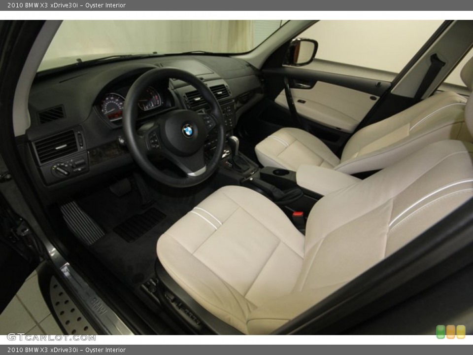 Oyster Interior Prime Interior for the 2010 BMW X3 xDrive30i #82499219