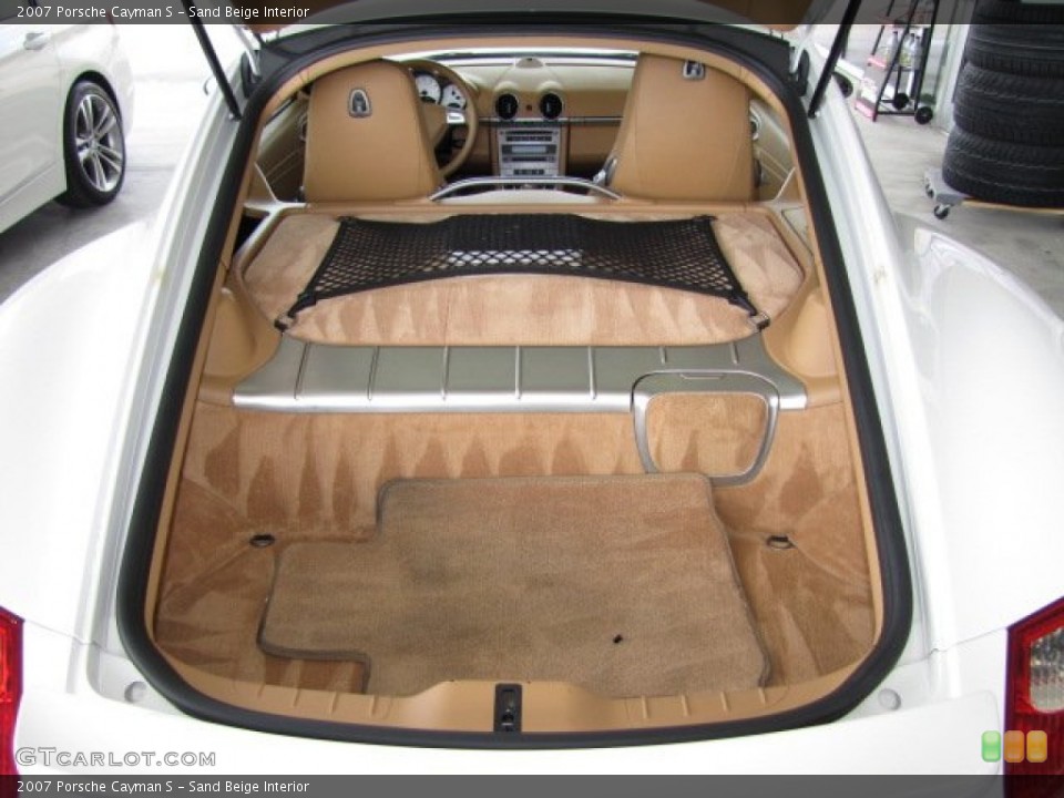 Sand Beige Interior Trunk for the 2007 Porsche Cayman S #82499247