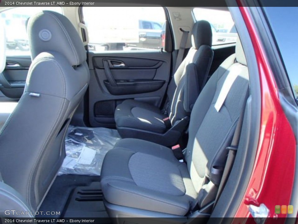 Ebony Interior Rear Seat for the 2014 Chevrolet Traverse LT AWD #82502354