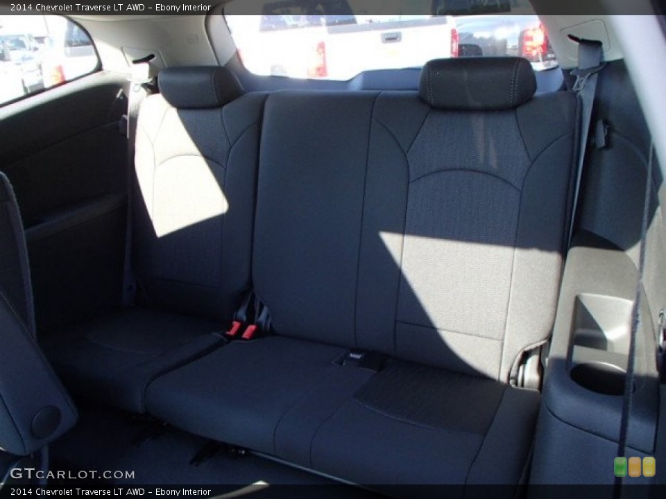 Ebony Interior Rear Seat for the 2014 Chevrolet Traverse LT AWD #82502374