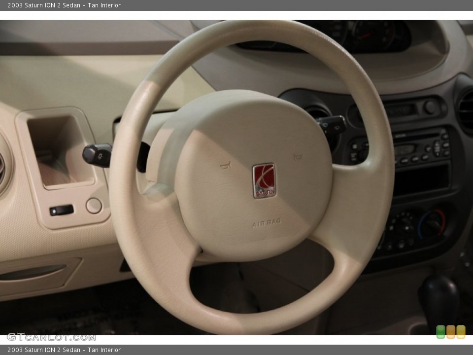 Tan Interior Steering Wheel for the 2003 Saturn ION 2 Sedan #82503233