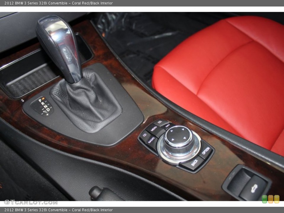Coral Red/Black Interior Transmission for the 2012 BMW 3 Series 328i Convertible #82503245