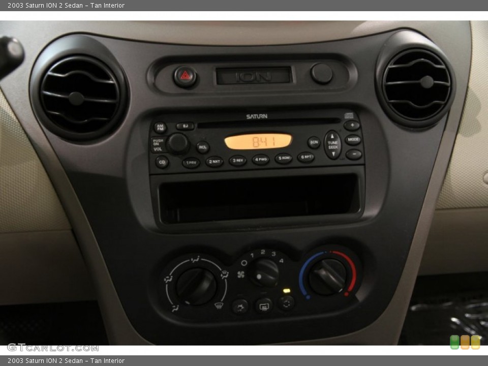 Tan Interior Controls for the 2003 Saturn ION 2 Sedan #82503278