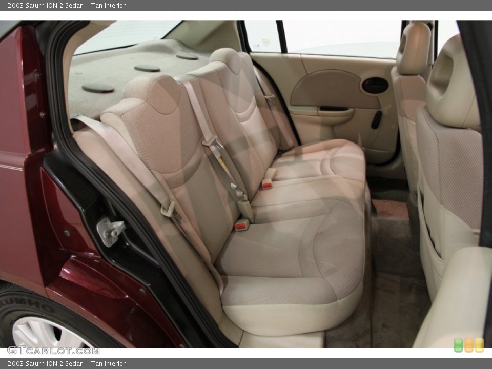 Tan Interior Rear Seat for the 2003 Saturn ION 2 Sedan #82503343