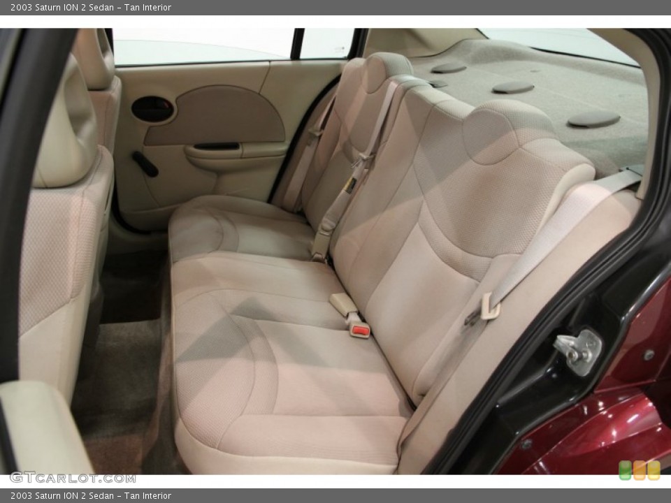 Tan Interior Rear Seat for the 2003 Saturn ION 2 Sedan #82503362