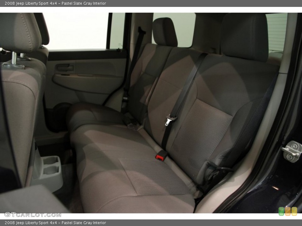 Pastel Slate Gray Interior Rear Seat for the 2008 Jeep Liberty Sport 4x4 #82503731