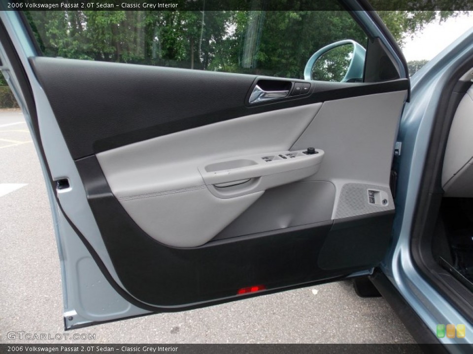 Classic Grey Interior Door Panel for the 2006 Volkswagen Passat 2.0T Sedan #82504043