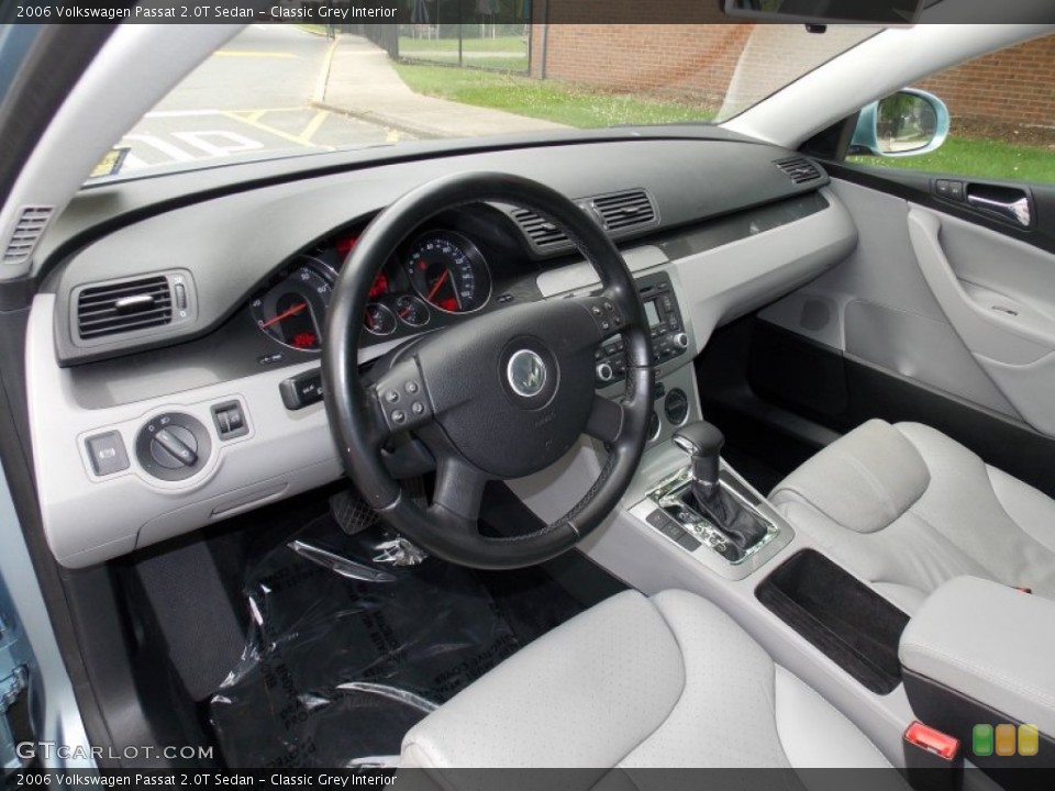 Classic Grey Interior Prime Interior for the 2006 Volkswagen Passat 2.0T Sedan #82504127