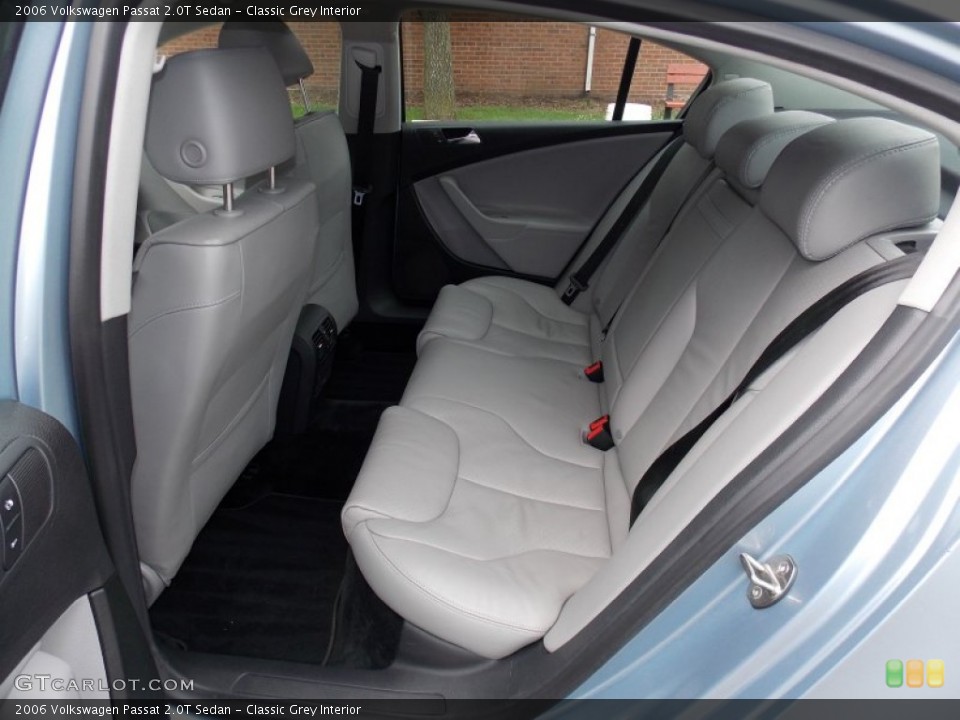Classic Grey Interior Rear Seat for the 2006 Volkswagen Passat 2.0T Sedan #82504211