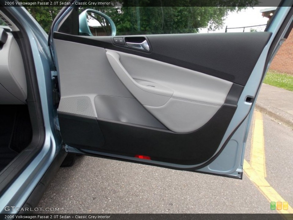 Classic Grey Interior Door Panel for the 2006 Volkswagen Passat 2.0T Sedan #82504241