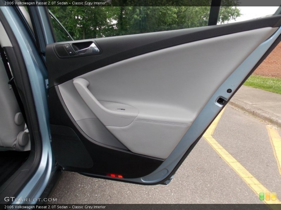 Classic Grey Interior Door Panel for the 2006 Volkswagen Passat 2.0T Sedan #82504295
