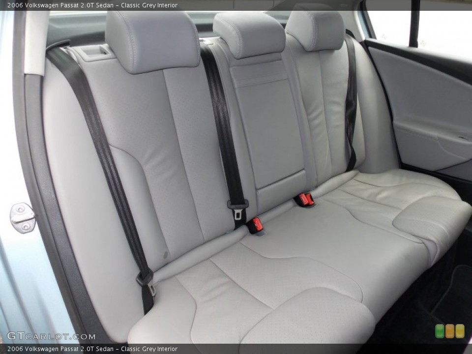 Classic Grey Interior Rear Seat for the 2006 Volkswagen Passat 2.0T Sedan #82504319