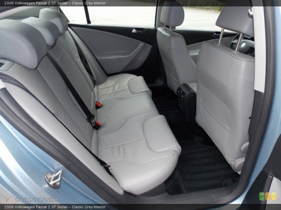 Classic Grey Interior Rear Seat for the 2006 Volkswagen Passat 2.0T Sedan #82504344